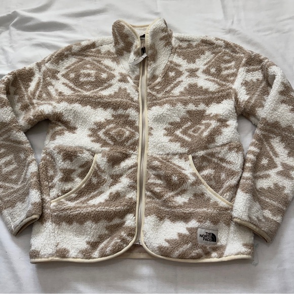 The North Face Girl’s Large 14/16 Campshire Sherpa Fleece Full Zipper Jacket - Picture 1 of 8